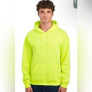 Jerzees Eco-Friendly Neon Green Hoodie